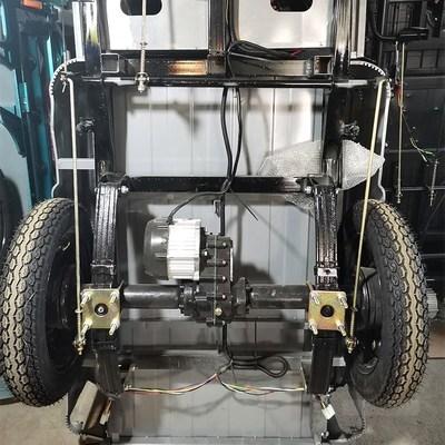 电动三轮车后桥改装减震图片