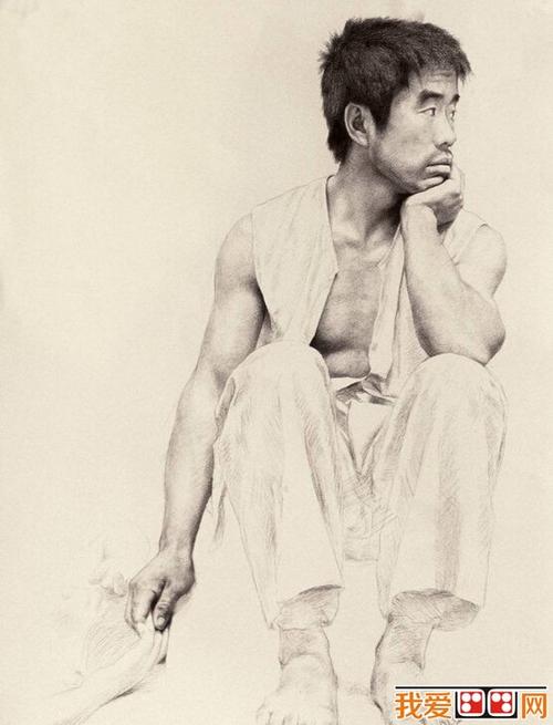 美术大师王沂东素描作品欣赏(9)