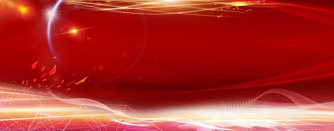 >背景素材>红色喜庆年终答谢会颁奖舞台会议晚会2019年终总结大会海报