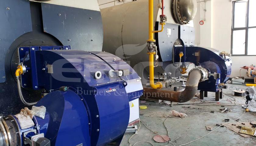 长沙新奥燃气8吨真空炉燃烧器低氮改造项目