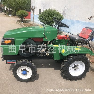 农用单缸四驱拖拉机 20马力小四轮旋耕机 多功能果园耕地机