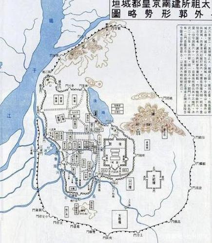 南京城平面图