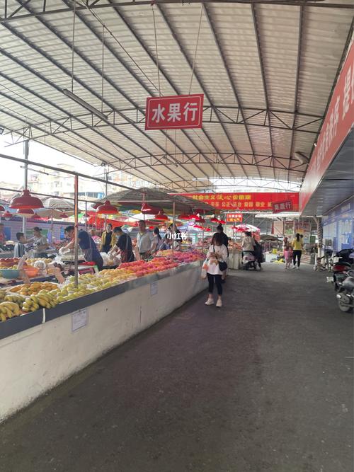 南方广西的菜市场
