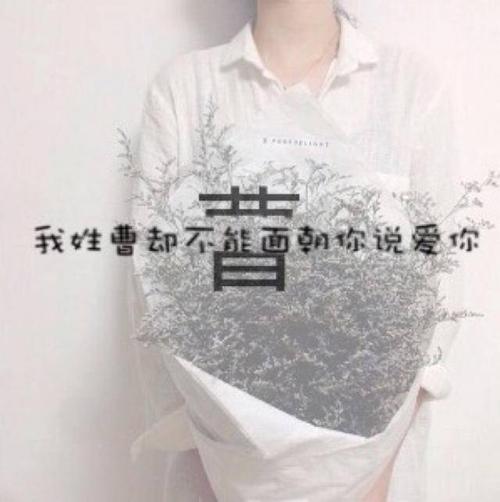 姓氏头像——我姓余,没有未来,只有余生