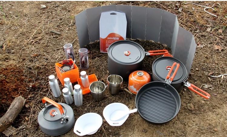 红火枫户外炊具防撞保护袋炉头套锅气罐工具收纳包野炊餐具野餐包