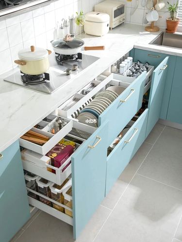 4㎡小厨房超实用收纳攻略73收纳空间大2倍_收纳_厨房_橱柜_储物