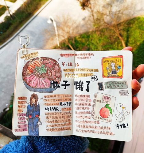 生活日常手帐分享_手帐_日常生活_绘画_寻找小红书绘画大神_兴趣爱好