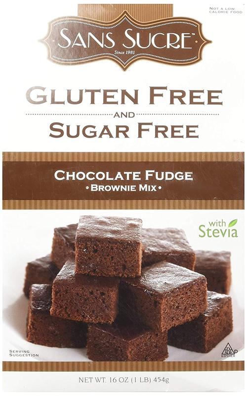 sans sucre gluten free and sugar free chocolate fudge brownie