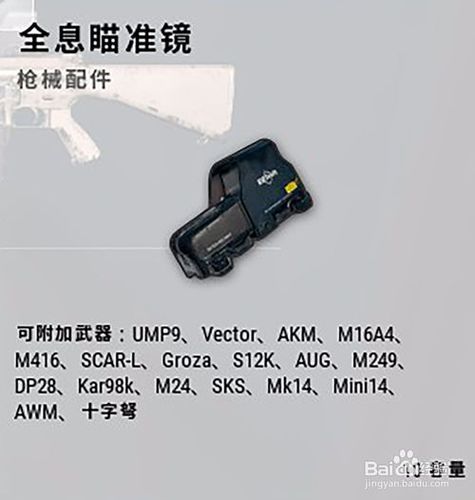 绝地求生之倍镜