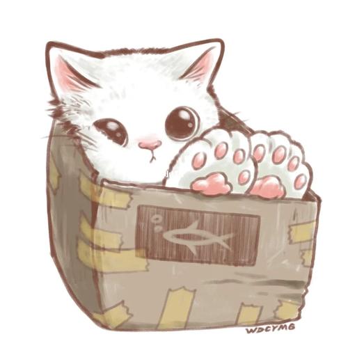 流浪猫的小窝 头像_流浪猫_小窝_头像_插画_猫_素材