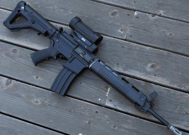 台湾t86突击步枪想不到还出口到了中东国家