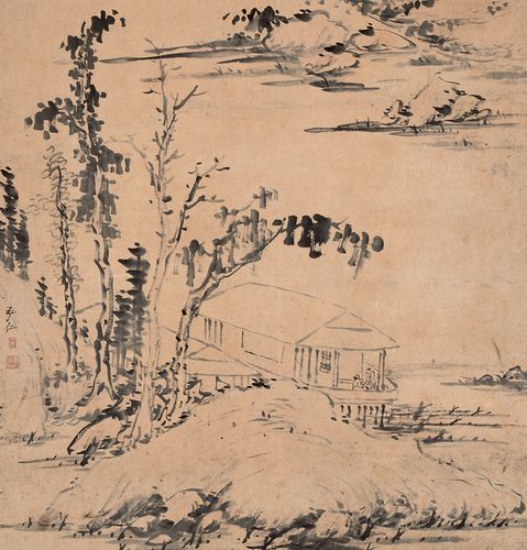 弘仁作品欣赏(中国山水画艺术网编辑)