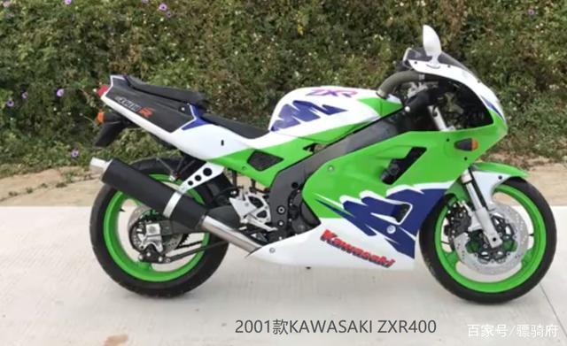 概念,那么对比一下2001年版本的同排量级别的四缸仿赛川崎的zxr400,它