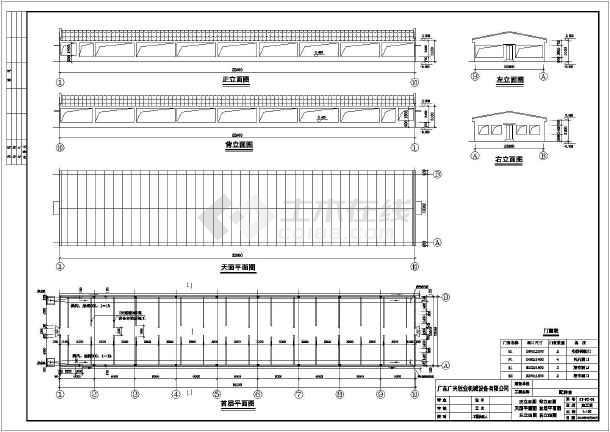 本图纸为:某地区大型种猪舍施工图(共15张),其中包括立面图,平面图.