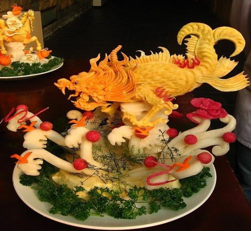 [转载]精湛的食品雕刻艺术【图】