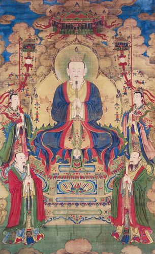 郁罗萧台.玉山上京.渺渺金阙.森罗净泓.玄元一炁.混沌之先.宝珠之中.