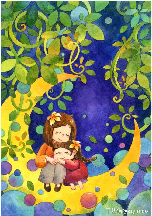 水彩繁星春水插图