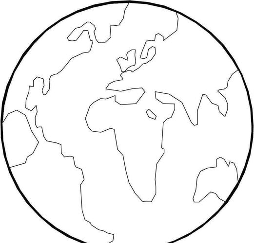 地球的简笔画 关于地球的简笔画图片