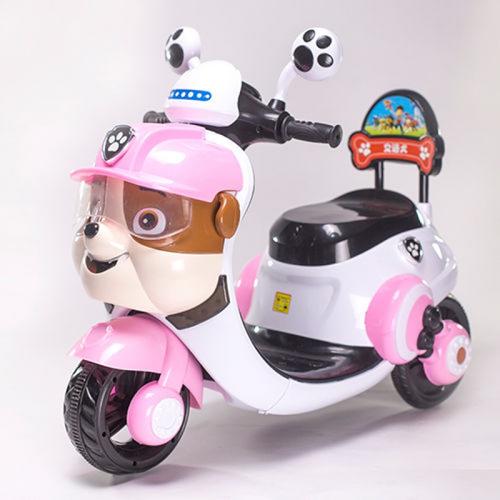 汪汪队儿童电动车三轮车充电16岁男女小孩可坐电动摩托车带遥控凤凰