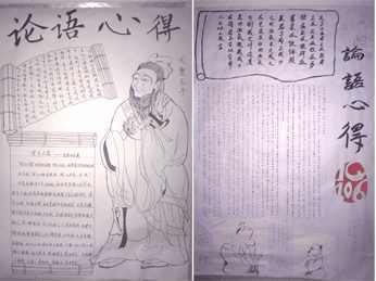 古代文人手抄报简笔画 简笔画图片大全-蒲城教育文学网