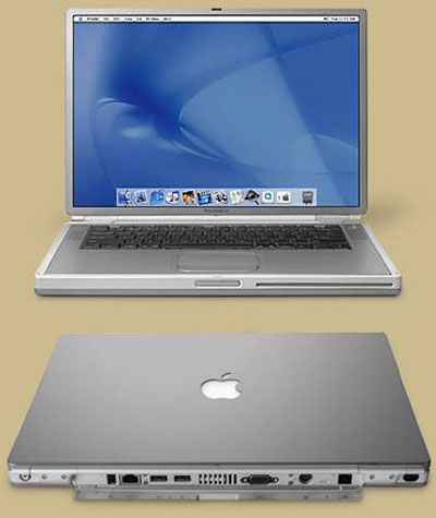 17寸powerbook g4被苹果公司戏称为"大飞机"