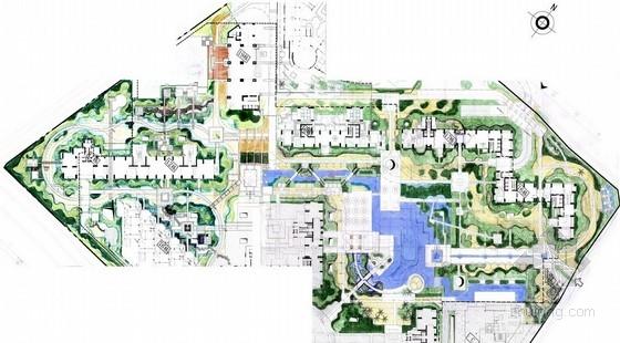 [深圳]现代岭南风格居住区景观扩初设计方案