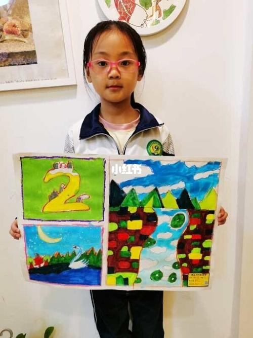 儿童创意绘画作品分享《数字2的联想》_绘画_联想怎么