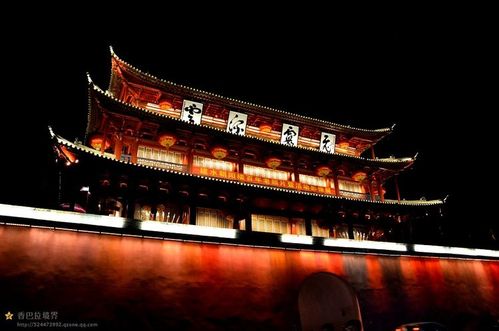 燕归古镇--建水朝阳楼夜景