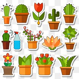 "可爱 卡通 植物"
