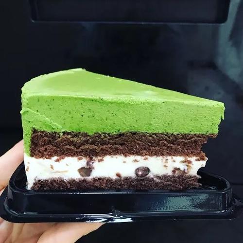 抹茶红豆慕斯派