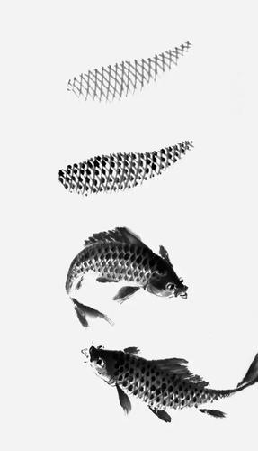 写意鲤鱼画法十三