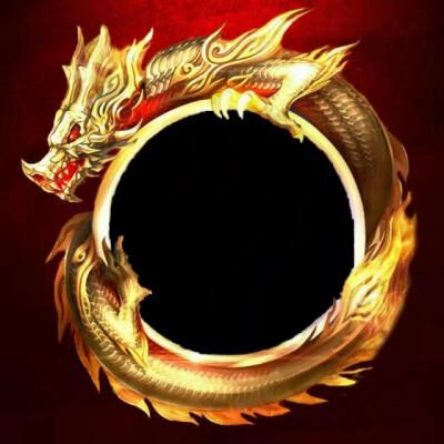 圆形头像边框免抠素材