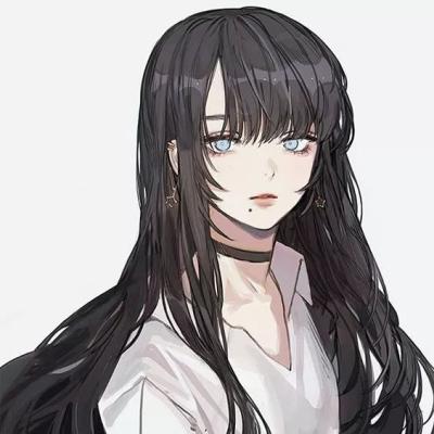二次元女生高冷头像