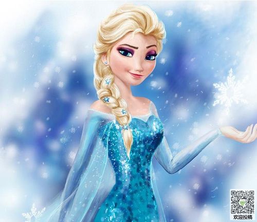 卡通动漫图片-冰雪公主安娜