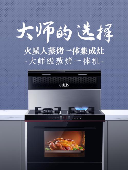 火星人蒸烤一体集成灶 大师级蒸烤一体机 八位大师倾情推荐款 快蒸嫩