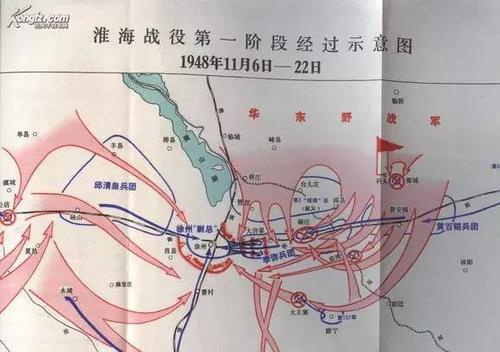 淮海战役,以新四军的淮北根据地为基础,解放江苏北部,安徽北部和河南