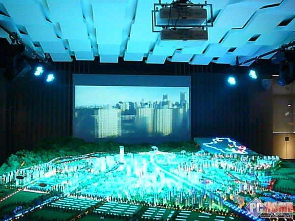 爱普生全息互动投影"点"靓昆明新城