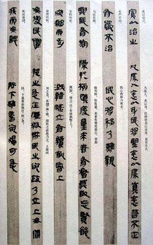 我国最早的隶书:《云梦睡虎秦简》(附:译文,高清拓片)