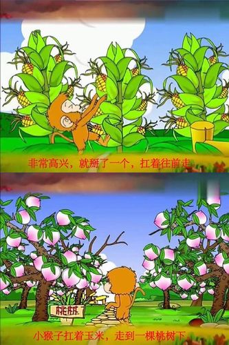 中二班包梓轩 写美篇  小猴子掰玉米的故事讲述的是一只小猴子下山