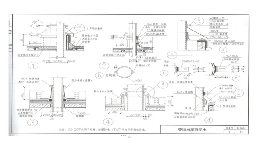 11zj201平屋面图集
