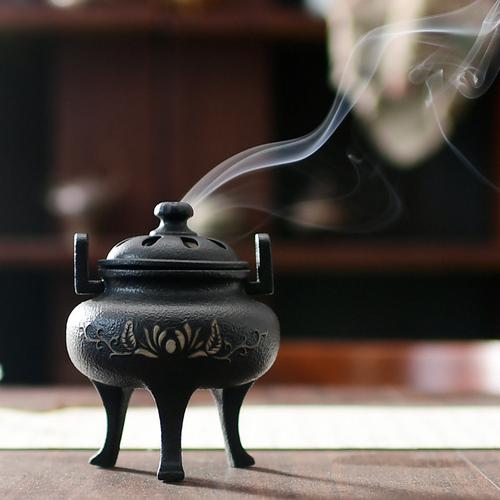 功德坊台湾电子熏香炉沉香炉陶瓷熏香炉 调温定时插电精油香薰炉