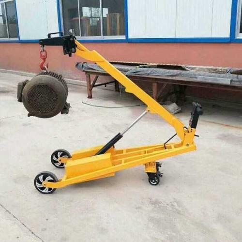 山东鑫振手推式折叠装卸车 吊臂装卸车厂家直销
