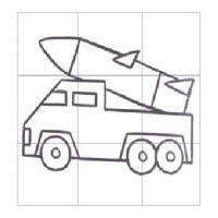 导弹车简笔画法,导弹车简笔画的步骤.