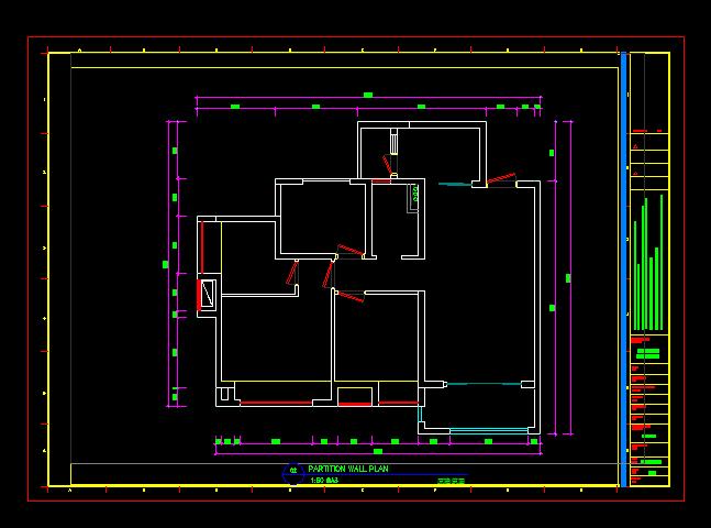 第四天作业绘制平面布置图