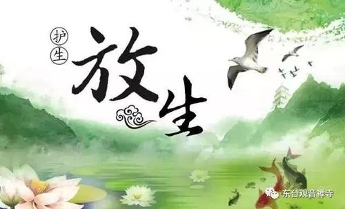 东台市观音禅寺2019年12月22日冬至日积福慧放生法会