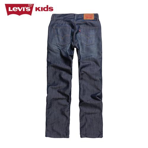 levi"s李维斯 514系列品牌童装男童经典款修身直筒牛仔