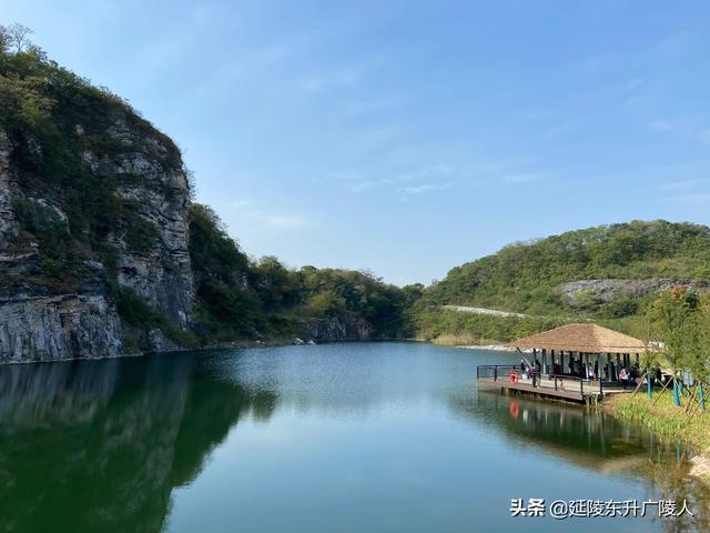 常州孟河小黄山常州最新人气景点宕水碧且幽秋叶红似火结庐春申君