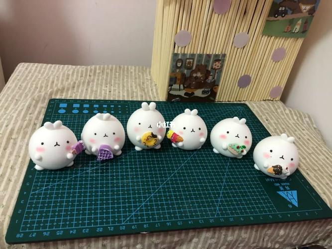 胖胖圆圆的超轻粘土小兔子来啦92_粘土_兔子_安徽艺术学院自由行