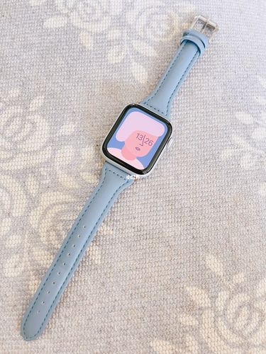 applewatch表带_苹果手表_表带_雾霾蓝_小清新_applewatch_科技数码
