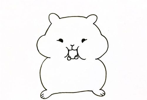 卡通小仓鼠怎么画_动物简笔画_简笔画大全